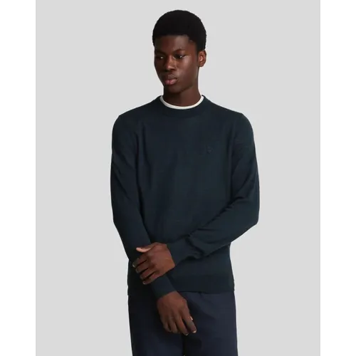 Pull KN2121VC TONAL CREW MWRINO-Z27. DARK NAVY - Lyle & Scott - Modalova