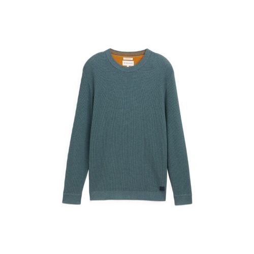 Pull - Pull col rond - bleu jean - Tom Tailor - Modalova