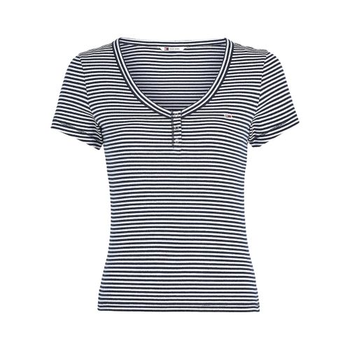 T-shirt T shirt Ref 63315 C1G Noir - Tommy Jeans - Modalova