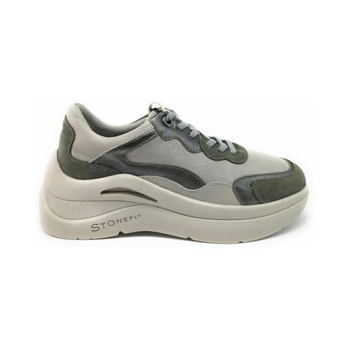 Baskets BASKETS ROCHA-2 NUBUCK GRIS-KAKI - Stonefly - Modalova