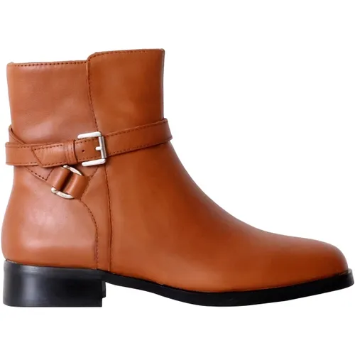 Boots Bottines Cuir Alénoa - The Divine Factory - Modalova