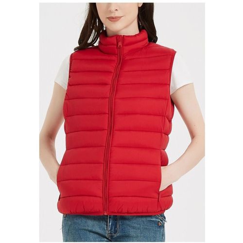 Manteau Doudoune sans manches F, Rouge - Kebello - Modalova