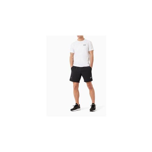 T-shirt 8NPV03 PNDDZ-21BA WHITE/BLACK - Emporio Armani EA7 - Modalova