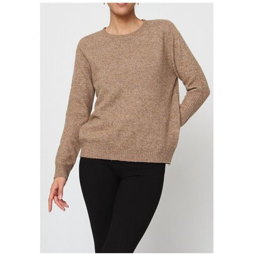 Pull Pull Col Rond F, Marron - Kebello - Modalova