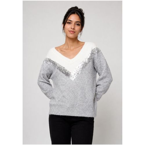 Pull Kebello Pull V F, Gris - Kebello - Modalova