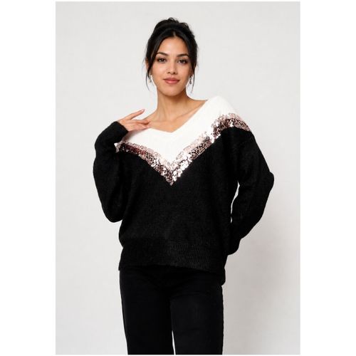 Pull Kebello Pull V F, Noir - Kebello - Modalova