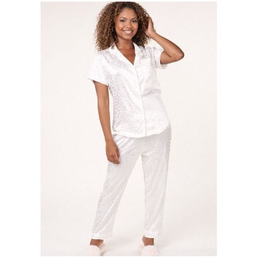 Ensembles de pyjama Pyjama fluide en satin F, Blanc - Kebello - Modalova