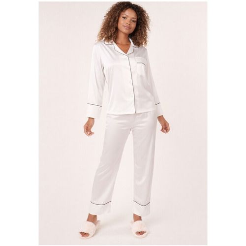 Ensembles de pyjama Pyjama fluide en satin F, Blanc - Kebello - Modalova