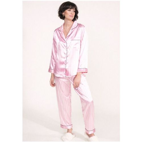 Ensembles de pyjama Pyjama fluide en satin F, Rose - Kebello - Modalova