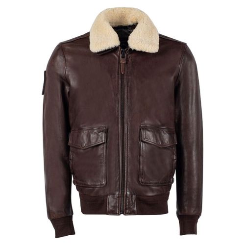 Blouson Blouson cuir ref 51288 Brown - Patrouille De France - Modalova