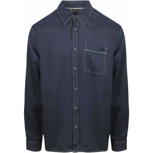 Chemise Chemise Solid Tencel Navy - Scotch & Soda - Modalova