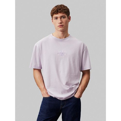 T-shirt Washed Monologo Tee - Calvin Klein Jeans - Modalova