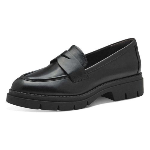 Mocassins black leather classic closed loafers - Tamaris - Modalova