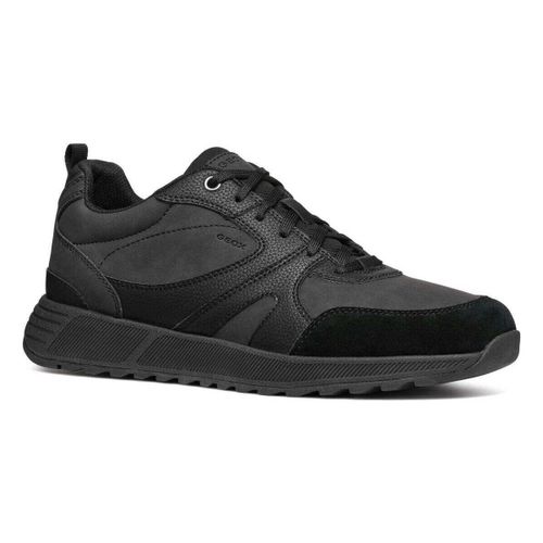 Baskets basses Molveno Men's Black Leisure Athletic Sneakers - Geox - Modalova