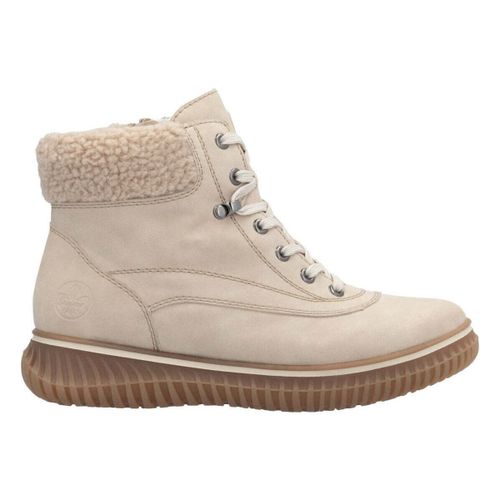 Bottines beige casual closed ladies mid height boots - Rieker - Modalova