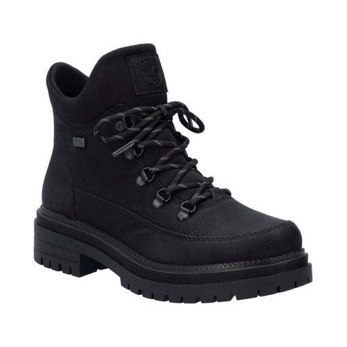 Bottines black casual closed ladies mid height boots - Rieker - Modalova