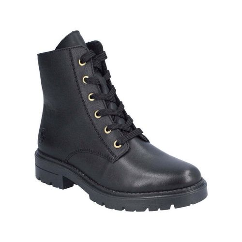 Bottines Women's Black Mid Height Combat Boots - Rieker - Modalova
