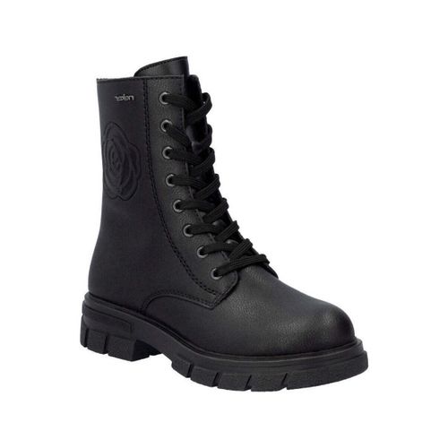 Bottines black casual closed ladies mid height boots - Rieker - Modalova