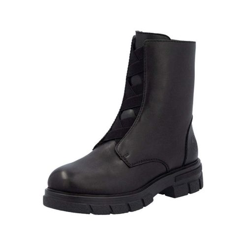 Bottines black casual closed ladies mid height boots - Rieker - Modalova