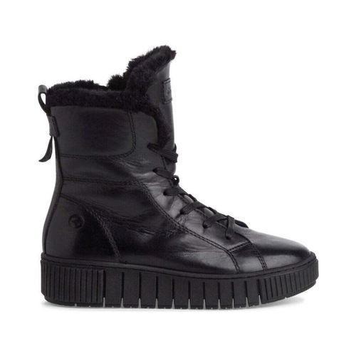 Bottines wl lace boot black leather - Tamaris - Modalova
