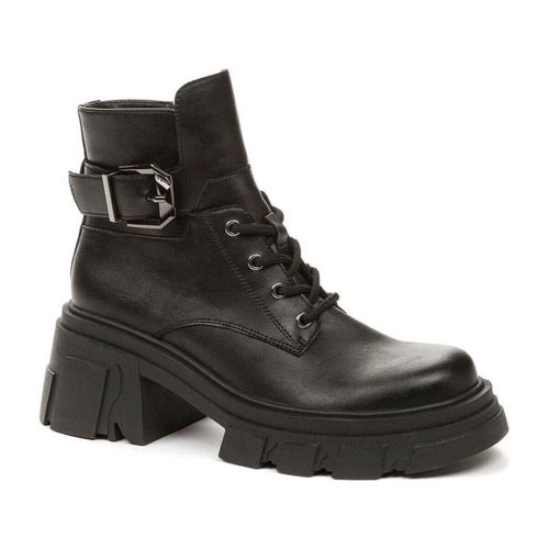 Bottines black casual closed booties - Keddo - Modalova