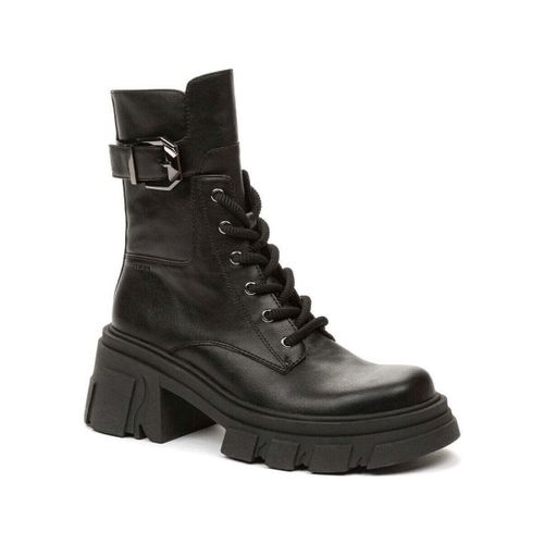 Bottines black casual closed booties - Keddo - Modalova