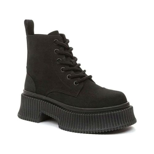 Bottines black casual closed booties - Betsy - Modalova