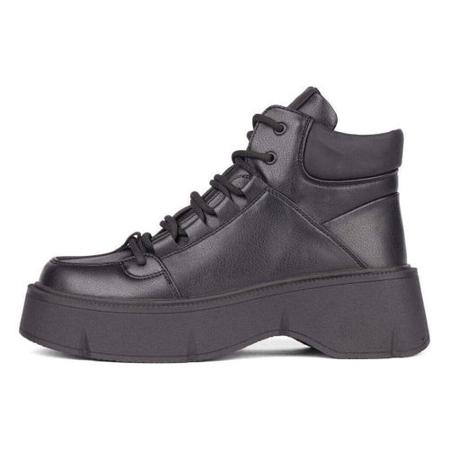 Bottines black casual closed booties - Betsy - Modalova