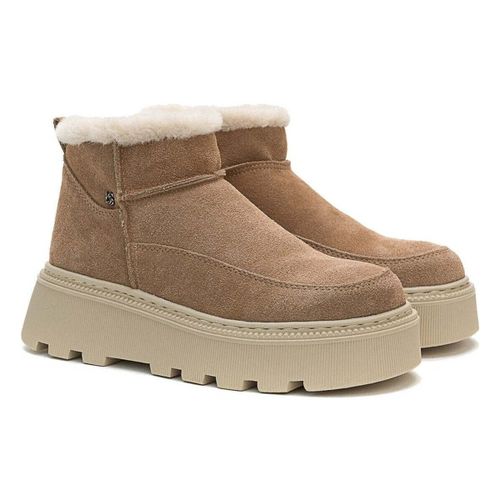 Bottines brown casual closed booties - Betsy - Modalova