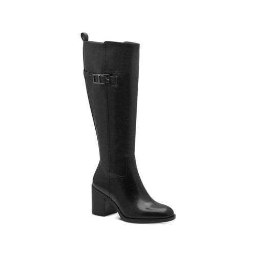 Bottines black casual closed long heeled boot - Tamaris - Modalova