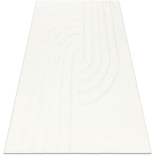 Tapis Tapis lavable CURVY blanc 11 Curves, structurel, 160x220 cm - Rugsx - Modalova