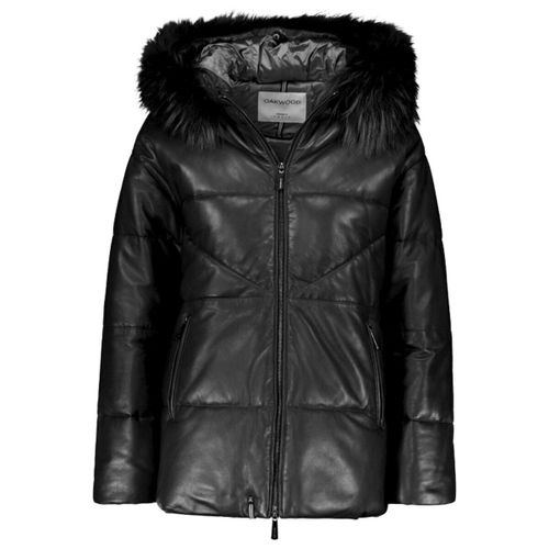 Doudounes Doudoune Janet en cuir Ref 64168 Noir - Oakwood - Modalova