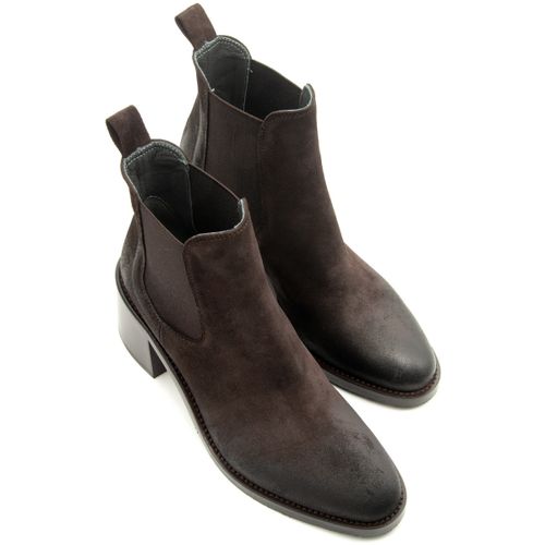 Bottes Now 8985 VELOUR T.MORO - Now - Modalova