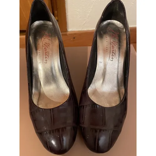 Chaussures escarpins Escarpins cuir vernis mauve foncé - JB Martin - Modalova