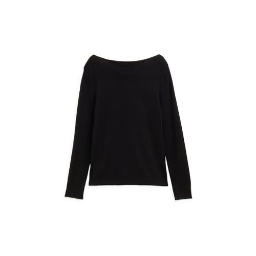 Pull - Pull col bardot - noir - Tom Tailor - Modalova