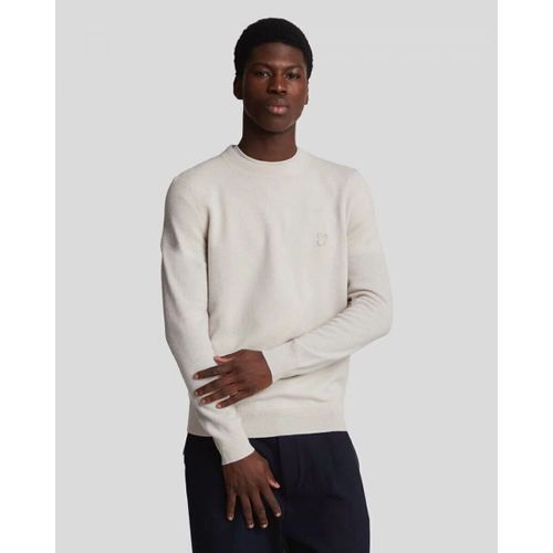 T-shirts sport KN2124V TONAL LAMBSWOOL CREW-W870 COVE - Lyle & Scott - Modalova
