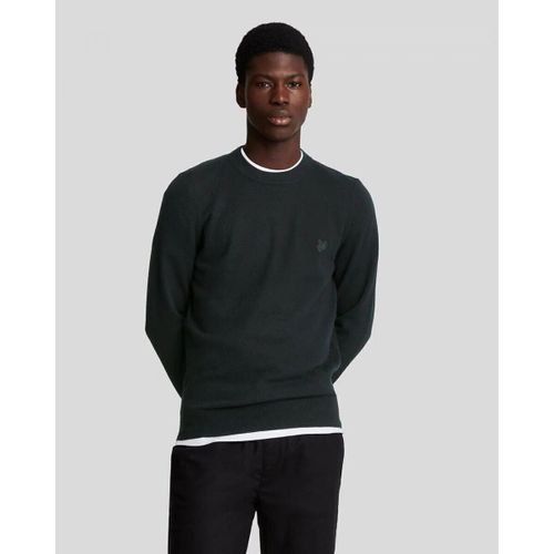 Pull KN2124V TONAL LAMBSWOOL CREW-Z865 JET BLACK - Lyle & Scott - Modalova