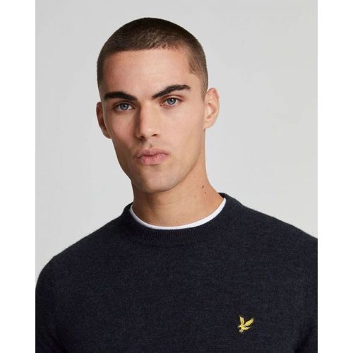 T-shirts sport KN2114V LAMBSWOOL BLEND-Z56 DARK NAVY MARL - Lyle & Scott - Modalova