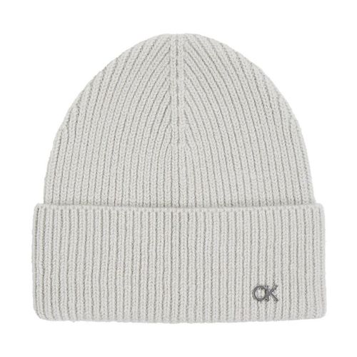 Bonnet Ck Metal Chunky Rib Beanie - Calvin Klein Jeans - Modalova