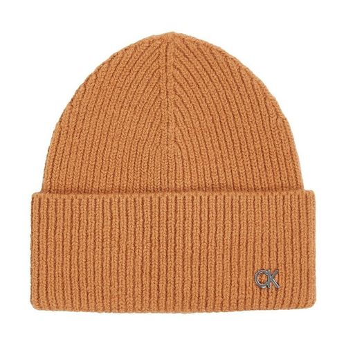 Bonnet Ck Metal Chunky Rib Beanie - Calvin Klein Jeans - Modalova