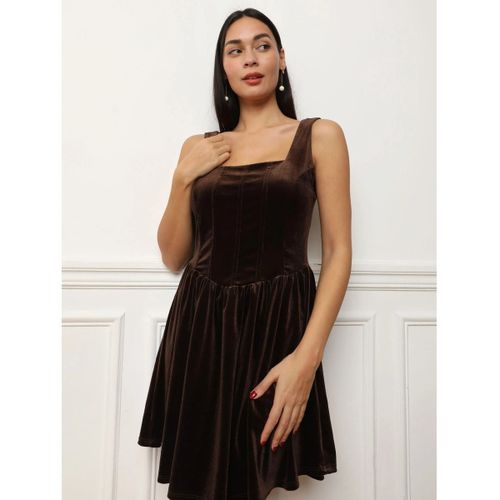 Robe Robes - Marron - La Modeuse - Modalova