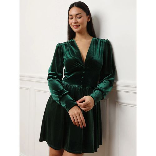 Robe Robes - Vert foncé - La Modeuse - Modalova