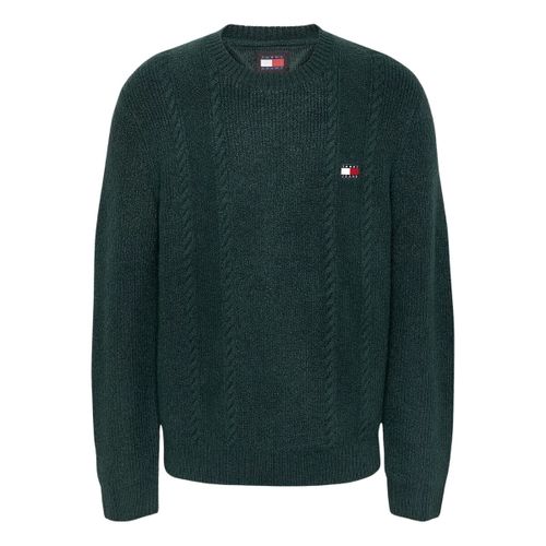 Sweatshirts Pull Ref 64028 CWG Vert Fonce - Tommy Jeans - Modalova