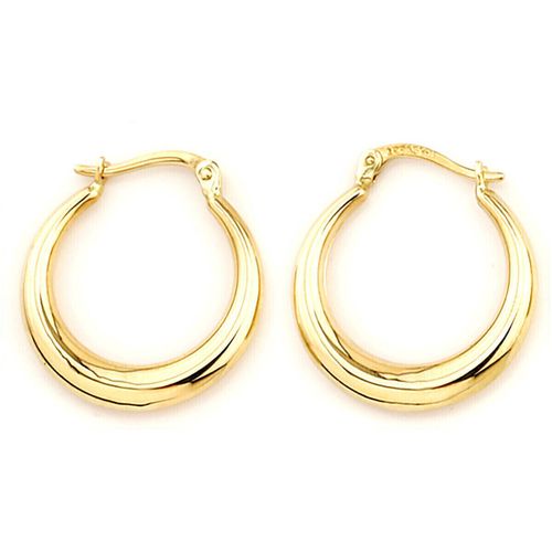 Boucles oreilles Boucles d'oreilles créoles chute or jaune - Brillaxis - Modalova