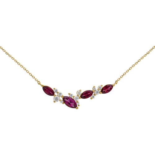 Collier Collier or 18 carats rhodolite oxydes - Brillaxis - Modalova