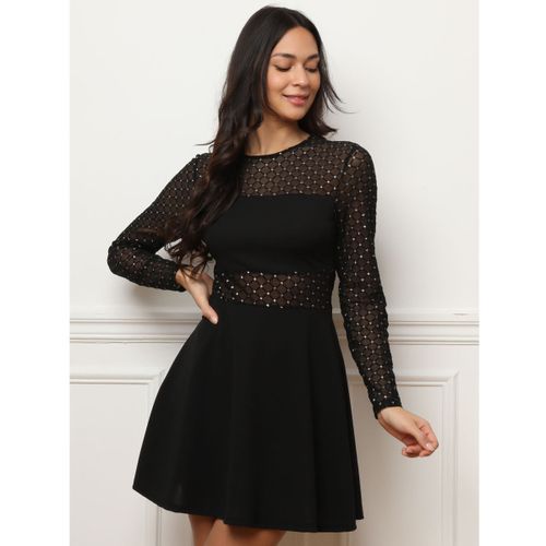 Robe Robes - Noir / Argenté - La Modeuse - Modalova