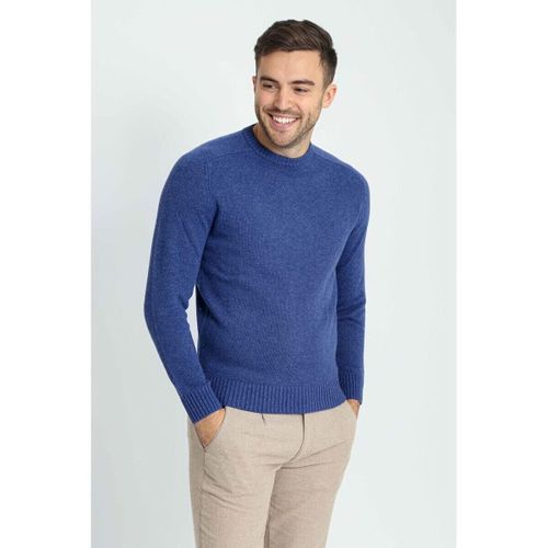 Sweat-shirt Pull Agneline Col Rond Bleu Royal - Suitable - Modalova