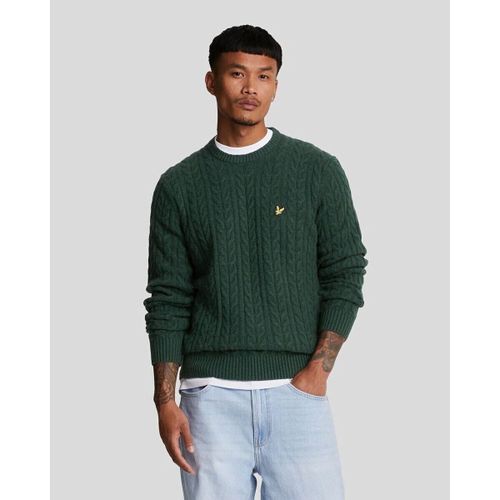 Sweat-shirt Lyle Scott Cable Pullover Vert Foncé - Lyle & Scott - Modalova