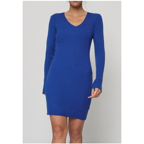 Robe Kebello Robe Col V F, Bleu - Kebello - Modalova