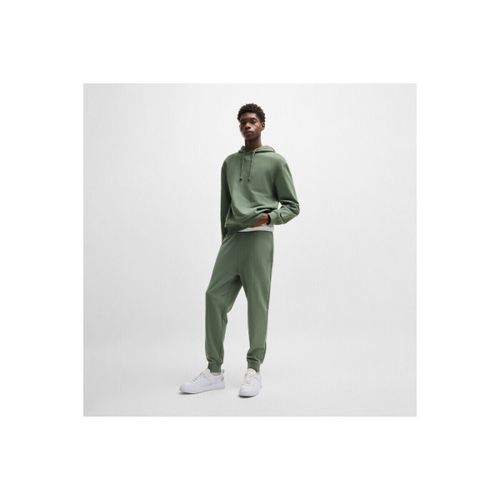 Pantalon PANTALON DE SURVÊTEMENT EN COTON ÉPONGE VERT AVEC LOGO - HUGO - Modalova